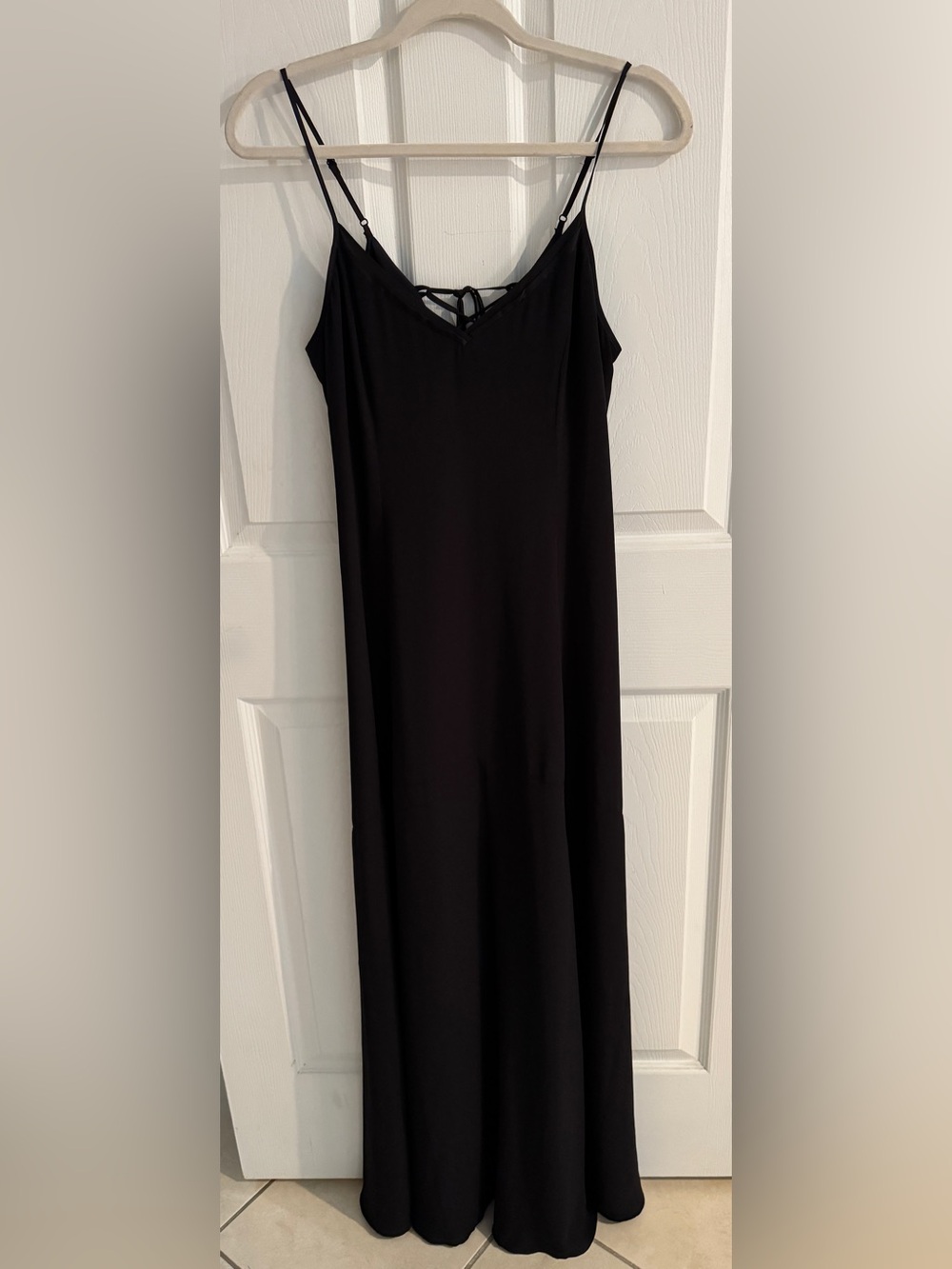 White House Black Market Slip Dress with Tie Up